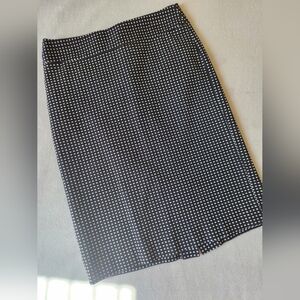 Banana Republic Black and White Geo Print Pencil Skirt Petite 00P
